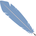 download Feather clipart image with 0 hue color