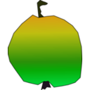download Apple clipart image with 45 hue color