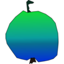 download Apple clipart image with 135 hue color