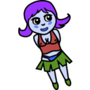 download Floozy clipart image with 225 hue color