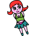 download Floozy clipart image with 315 hue color