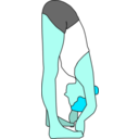 download Padangusthasana clipart image with 135 hue color