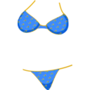 download Bikini clipart image with 45 hue color