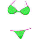 download Bikini clipart image with 315 hue color