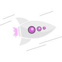download Rocket Fly clipart image with 225 hue color