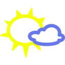 download Simple Weather Symbols clipart image with 0 hue color