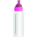 download Baby Bottle clipart image with 270 hue color