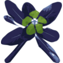 download Vinca clipart image with 135 hue color