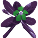 download Vinca clipart image with 180 hue color