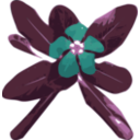 download Vinca clipart image with 225 hue color