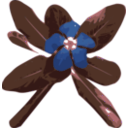 download Vinca clipart image with 270 hue color
