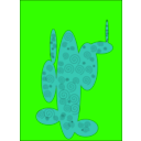 download Cactus Spirit clipart image with 45 hue color