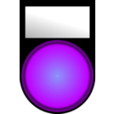 download Voyant Bleu Allume Blue Light On clipart image with 45 hue color
