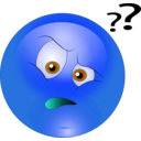 download Angry Smiley Emoticon clipart image with 180 hue color