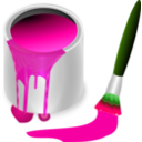 download Color Bucket Blue clipart image with 90 hue color
