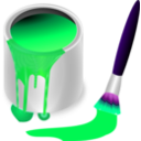 download Color Bucket Blue clipart image with 270 hue color