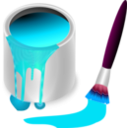 download Color Bucket Blue clipart image with 315 hue color