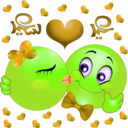 download Loving Couple Smiley Emoticon clipart image with 45 hue color
