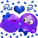 download Loving Couple Smiley Emoticon clipart image with 225 hue color