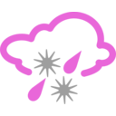 download Simple Weather Symbols clipart image with 90 hue color