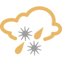 download Simple Weather Symbols clipart image with 180 hue color