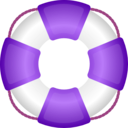 download Lifesaver clipart image with 270 hue color