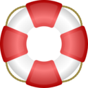 download Lifesaver clipart image with 0 hue color