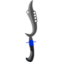 download Kujang 2 clipart image with 180 hue color