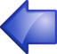 Arrow Blue Left