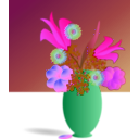 download Bouquet Of Flowers clipart image with 270 hue color