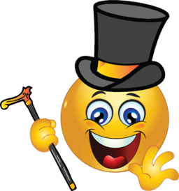 Gentleman Smiley Emoticon