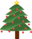 Lightly Decorated Evergreen 01