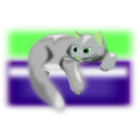 download Little Cat clipart image with 90 hue color