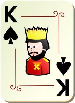 Ornamental Deck King Of Spades