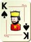 Ornamental Deck King Of Spades