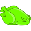 download Chiken clipart image with 45 hue color