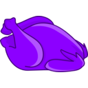 download Chiken clipart image with 225 hue color