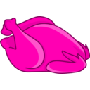 download Chiken clipart image with 270 hue color