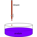 download Titration Apparatus clipart image with 180 hue color