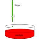 download Titration Apparatus clipart image with 270 hue color