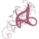 download Intricate Letter A clipart image with 90 hue color