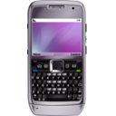 download Smartphone E71 clipart image with 90 hue color