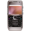 download Smartphone E71 clipart image with 180 hue color