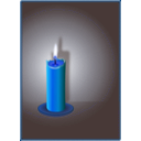download The Candle clipart image with 180 hue color