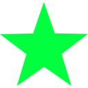 download Red Star clipart image with 135 hue color