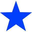 download Red Star clipart image with 225 hue color