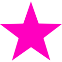 download Red Star clipart image with 315 hue color