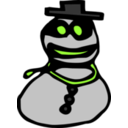 download Snowman clipart image with 90 hue color