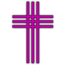 download Cross V clipart image with 90 hue color