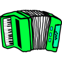 download Acordeon Colombiano clipart image with 135 hue color